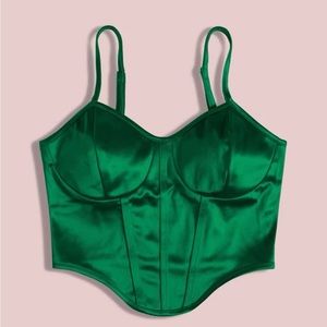 Green tank top